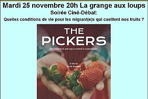 Affiche "Festival Alimenterre Ciné-Débat The pickers"