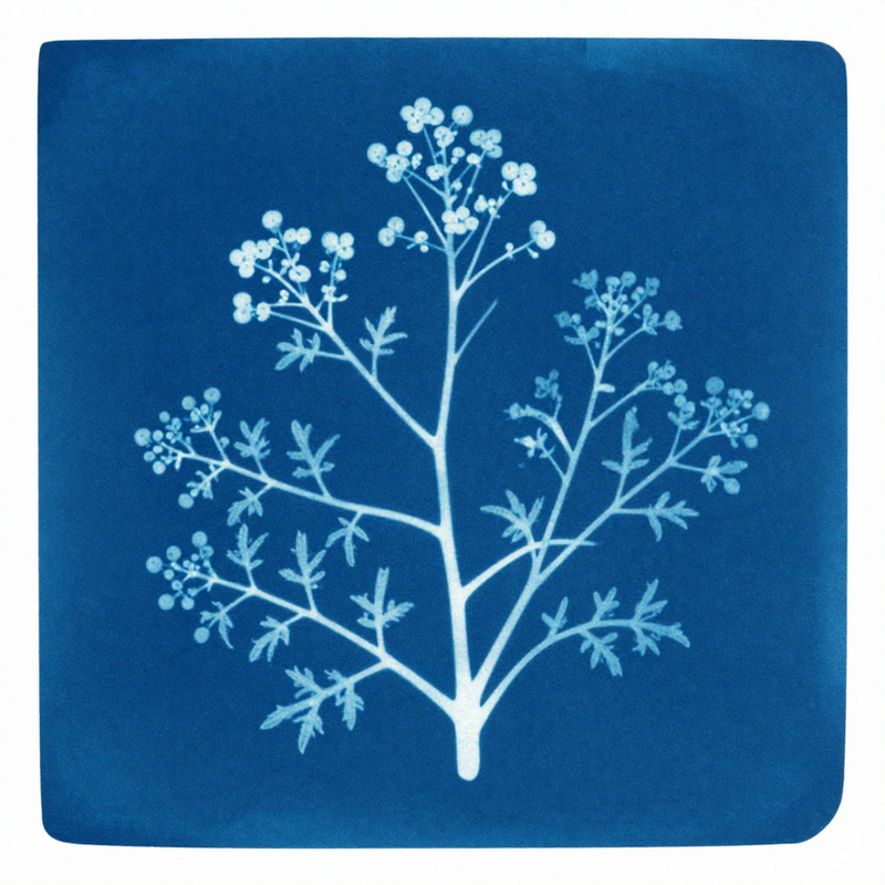 Stage cyanotype