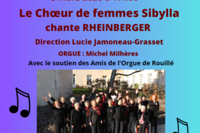 Affiche "Sibylla chante Rheinberger"