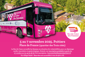 Affiche Bus Cœur des femmes 2025