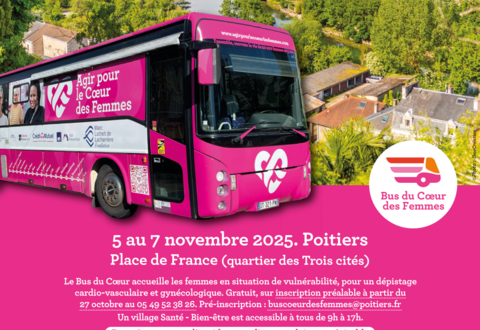 Affiche Bus Cœur des femmes 2025